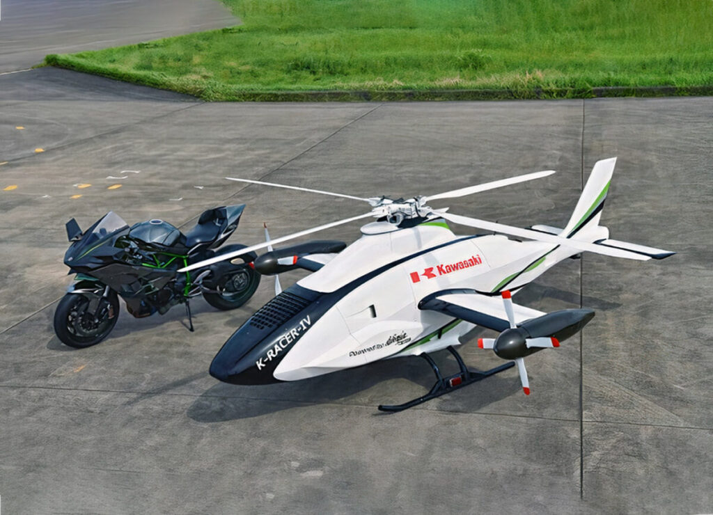 K-Racer, il drone motorizzato Kawasaki Ninja H2R è una realtà